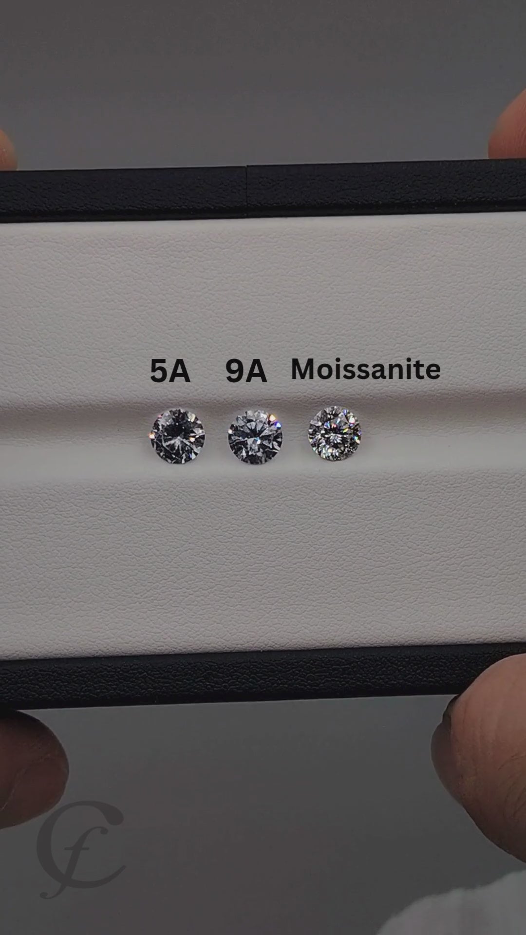 CFJewelry Crafts stone type showcase — close-up video of gemstone varieties available for jewelry customization